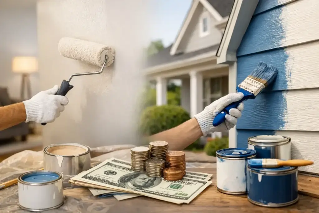 Cost to Paint Interior and Exterior of House