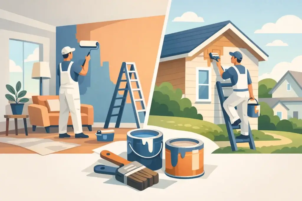 Interior and Exterior Painting Near Me