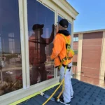 Exterior painting, carpentry , commercial high building
