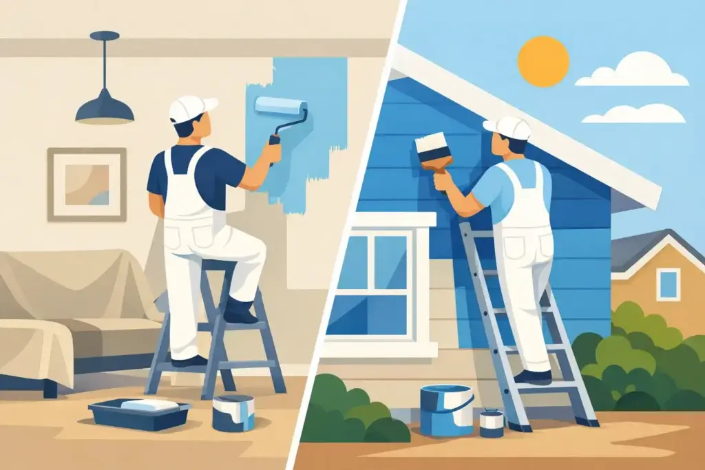 Hiring Interior and Exterior House Painters