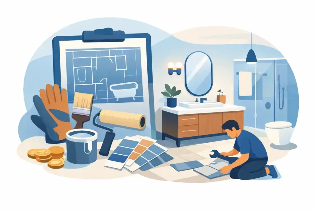 How to Do an Inexpensive Bathroom Remodel