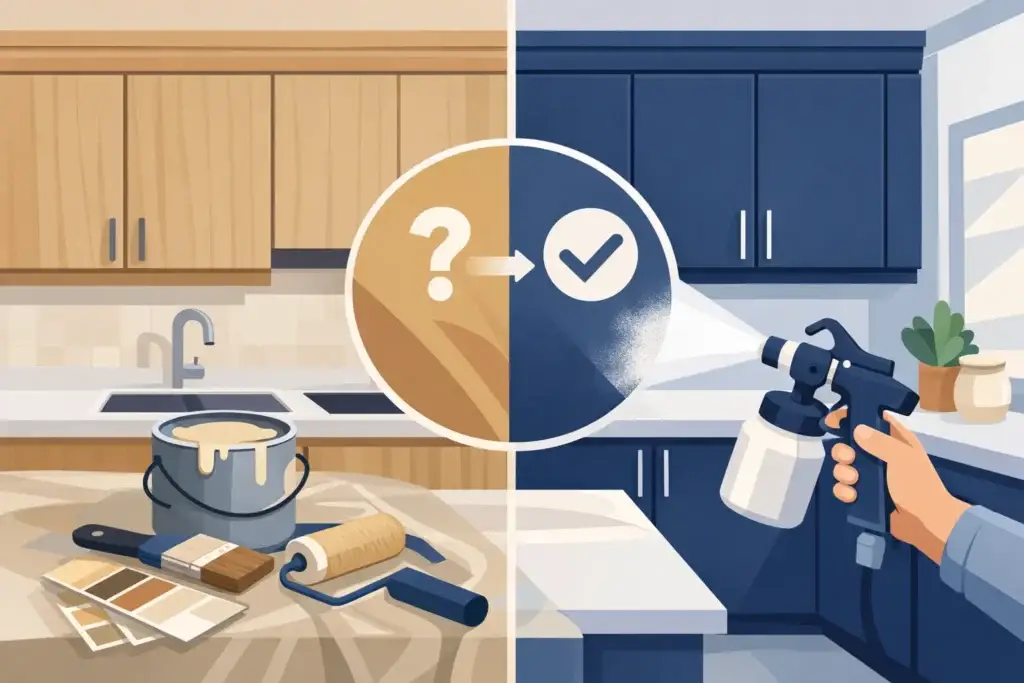 Is Cabinet Painting Worth It for Your Kitchen?