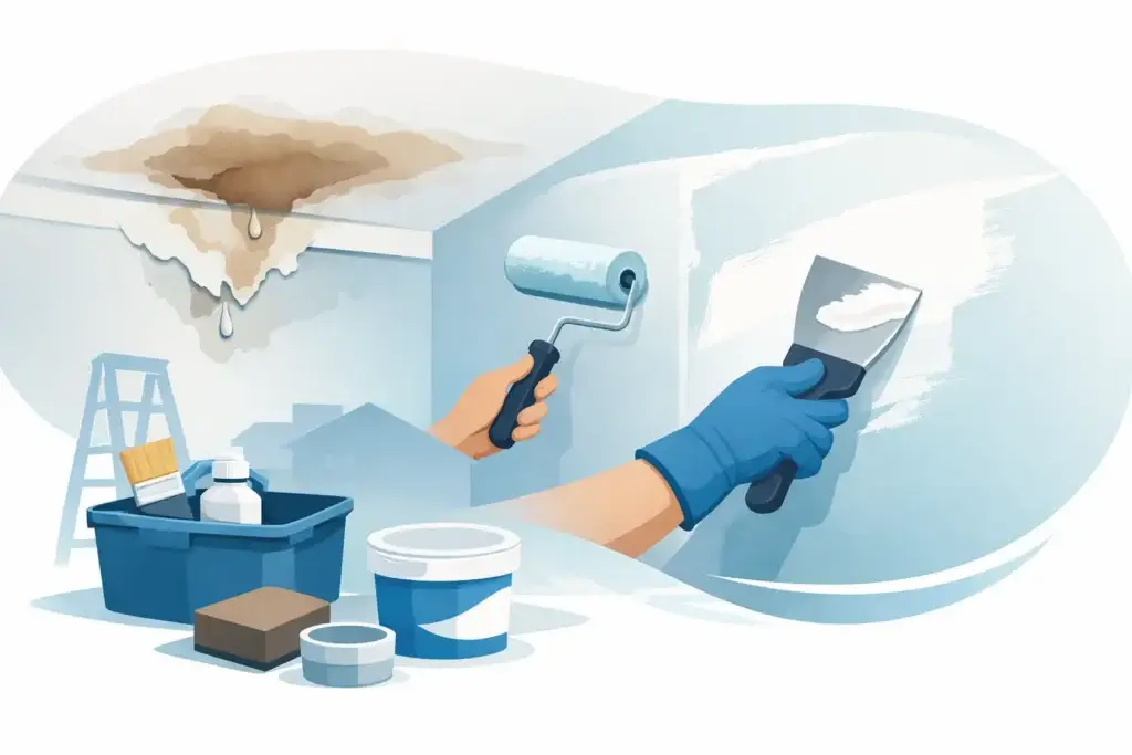 How to Fix Drywall After Water Stain