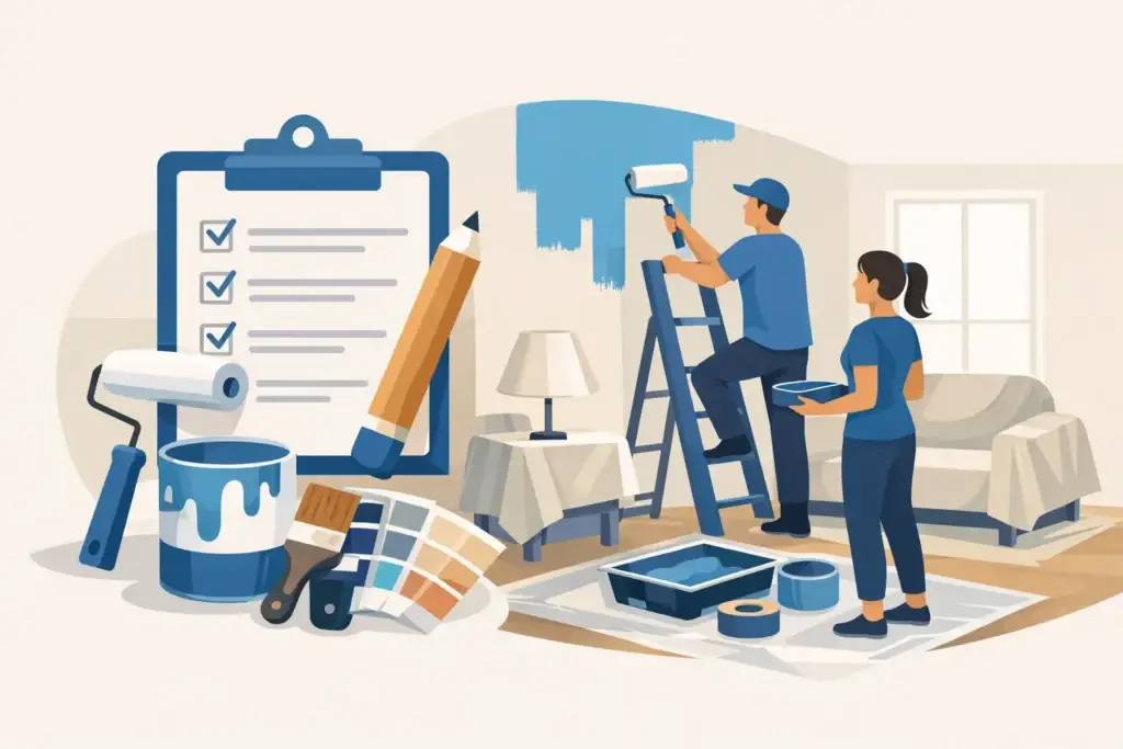 Interior Wall Painting Checklist for Homeowners