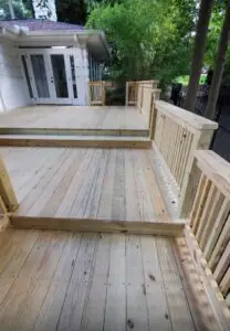 Complete deck construction in evans ga