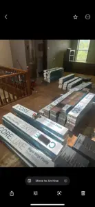 Before luxury vinyl plank flooring installation Augusta ga