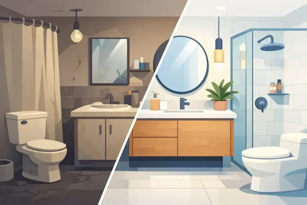 A Small Bathroom Remodel Example That Works