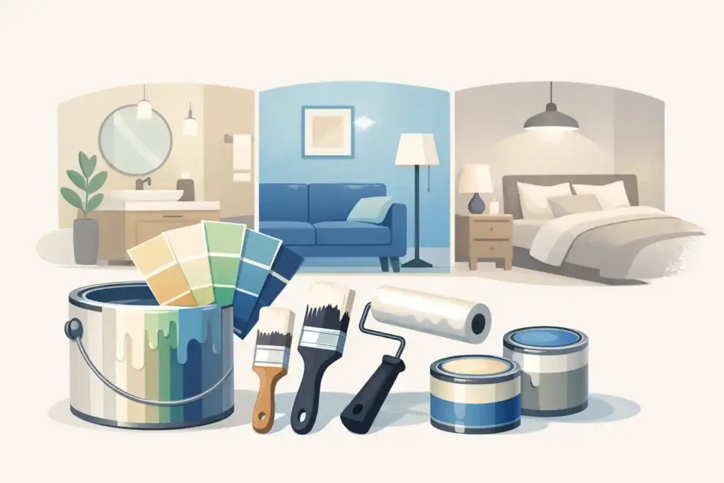 Interior Paint Sheen Guide for Every Room