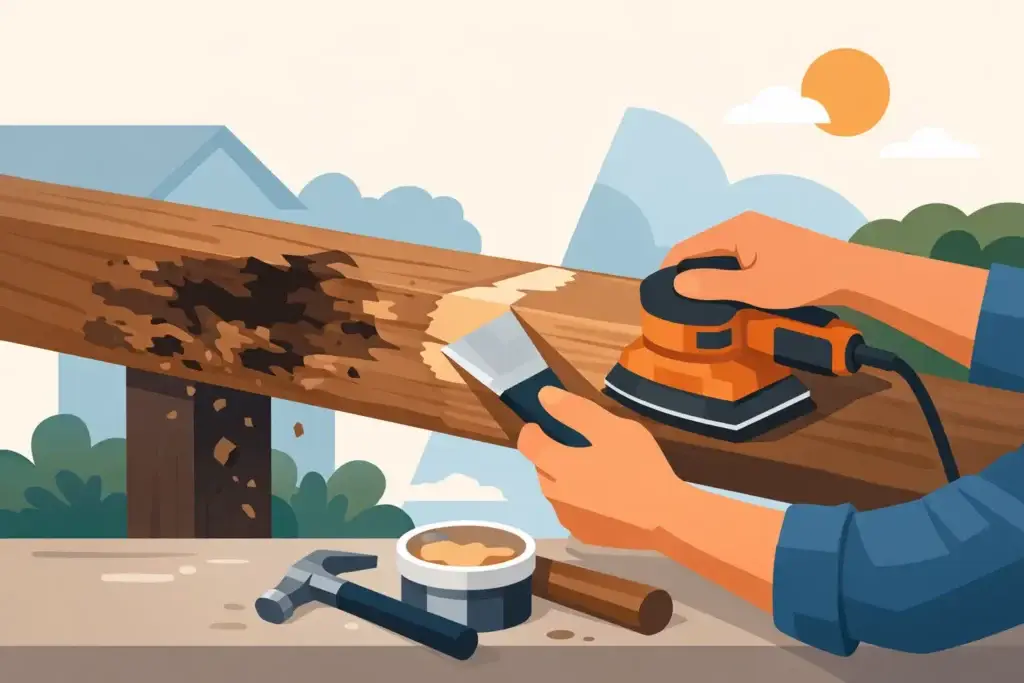 How to Repair Rotten Wood Before It Spreads