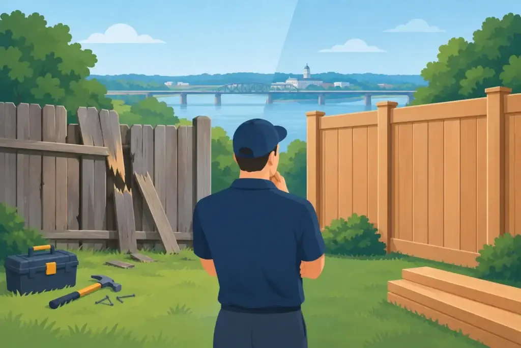 North Augusta Fence Repair: Fix or Replace?